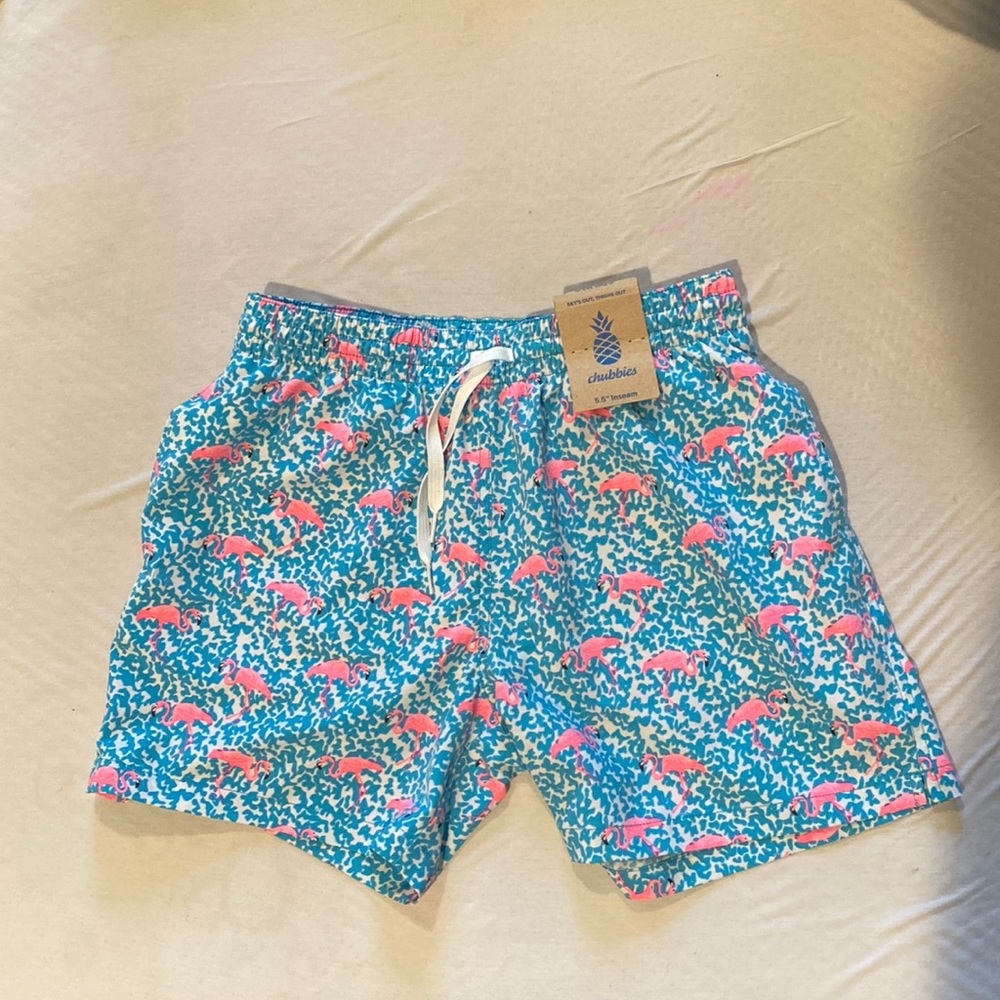 New Chubbies Swim Trunk 5.5” Inseam Size Small